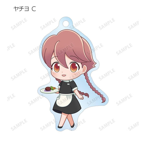 『アポカリプスホテル』トレーディング ちびキャラ ホテルモントレ制服&モーニングスタッフver. アクリルキーホルダー(単位/BOX)